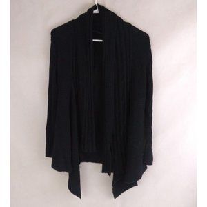 Apt 9 Women's Solid Black Open Front Sweater Shawl Size PM